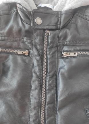 Стильна курточка з м'якої еко-шкіри gemo5 фото