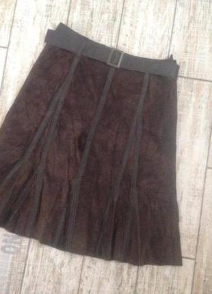 Ликвидация товара#кожаная юбка promod#юбка годе#юбка клинка#юбка из кожи###