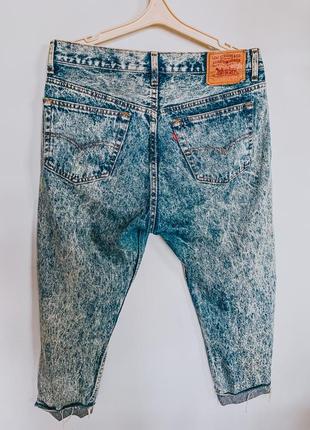 Levis original джинсы варёнки женские, высокая талия8 фото