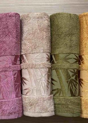Бамбуковые полотенца pure bamboo туречневая 2