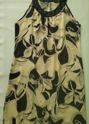 Продам женское летнее платье цветочный принт, р.s2 фото
