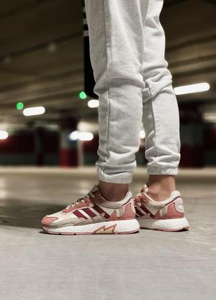 Кросівки adidas tresc run white violet2 фото