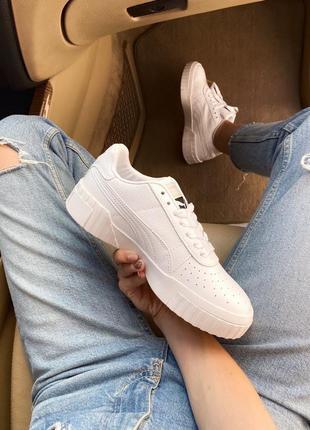 Кроссовки /кеды puma cali white3 фото