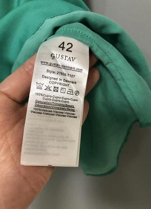 Gustav дизайнерская блуза без рукавов безрукавка цвета тиффани мятный топ бирюза5 фото
