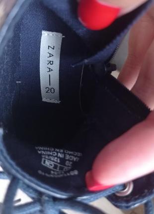 Черевики, zara сині в ромашки 7
