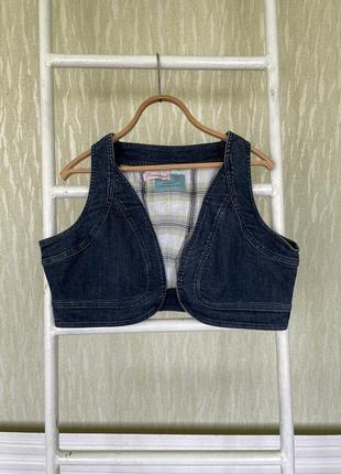 Джинсова жилетка