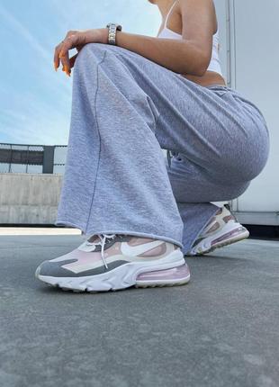 Nike react 270 grey pink кросівки найк післяплата купити5 фото