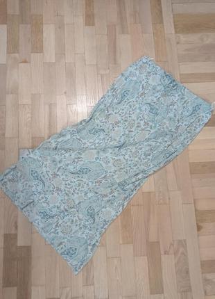 Юбка из вискозы, цвет бирюзово-голубой, размер 48-504 фото