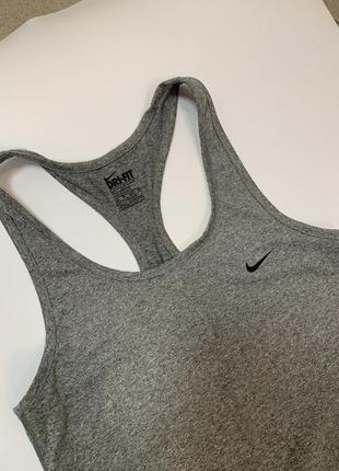 Маечка nike, серая спортивная майка7 фото