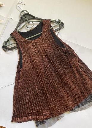 Блузка люрекс топ