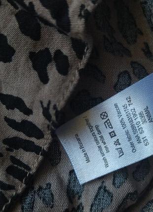 Вискозная рубашка в анималистической принт от george4 фото