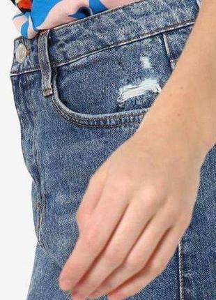 Синяя мини юбка джинсовая деним tally weijl4 фото