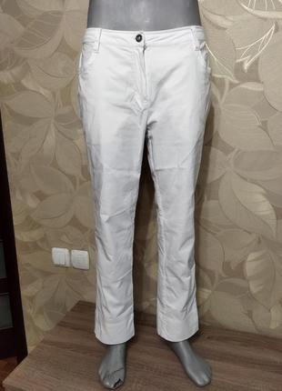 Білі укорочені штани2 фото