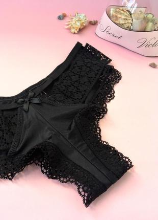 Люксовые трусики banded lace cutout cheeky panty victoria's secret 🇺🇸оригинал🇺🇸2 фото