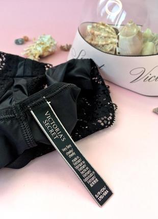 Люксовые трусики banded lace cutout cheeky panty victoria's secret 🇺🇸оригинал🇺🇸4 фото