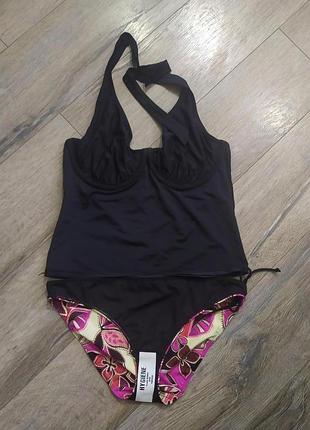 38g/85g femilet, чорний купальник танкіні на кісточках новий,l-xl6 фото