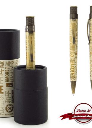 Retro 51 tornado popper peace love & happiness rollerball pen xrr-14p8 ручка ролер колекційна