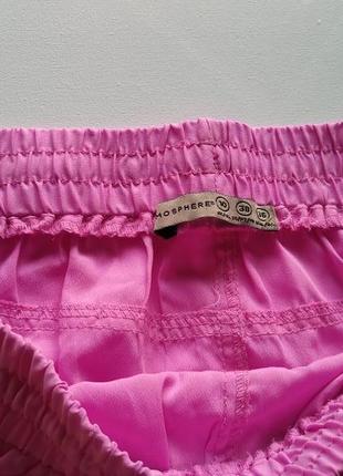 Пляжные лёгкие шорты шортики розовые размер 10 m летние тонкие5 фото