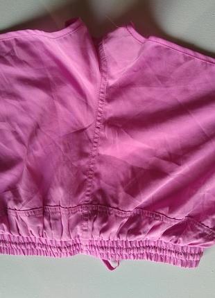 Пляжные лёгкие шорты шортики розовые размер 10 m летние тонкие8 фото
