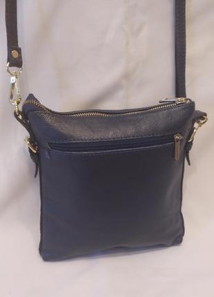 Жіноча сумка крос-боді borse in pelle натуральна шкіра2 фото