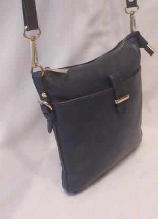Жіноча сумка крос-боді borse in pelle натуральна шкіра3 фото