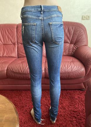 Super skinny 💙джинсы скинии//джинсы с потёртостями3 фото