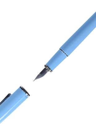 Pilot prera fine-nib soft blue body fountain pen (fpr-3sr-sl-f) пір'яна ручка блакитна колекційна3 фото