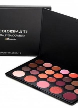 Сша, bhcosmetics профессиональная палитра из 21 оттенка теней и 5 оттенков румян.