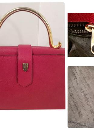 Роскошная дизайнерская кожаная сумка#портфель#редикюль karl lagerfeld paris8 фото