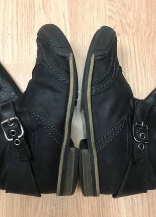 Чобітки чоботи giga denim дитячі натури. шкіра р. 32/33 ст. 20-21см5 фото