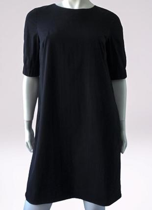 Платье прямого кроя с рукавами  на широкой резинке бренда cos