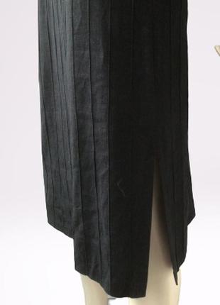 Длинное (111см) прямое платье с воротом "лодочка"7 фото
