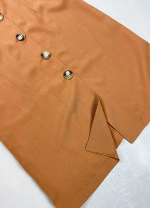 Сукні - міді в стилі сафарі в карамельному кольорі5 фото