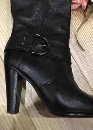 Сапоги кожаные