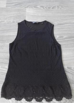 Мереживна чорна майка; dorothy perkins; xl/xxl