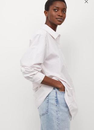 Сорочка h&m, розмір s, 100% бавовна