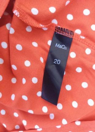 Шикарная блузка в горох с поясом anya madsen3 фото