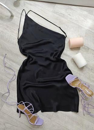 Платье на одно плечо zara
