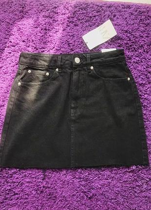 Джинсова юбка zara