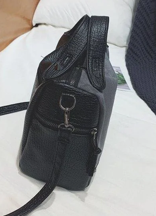 Женская сумка мини, черный клатч, сумка крос боди 2021 красивая, стильная сумка с шипами3 фото