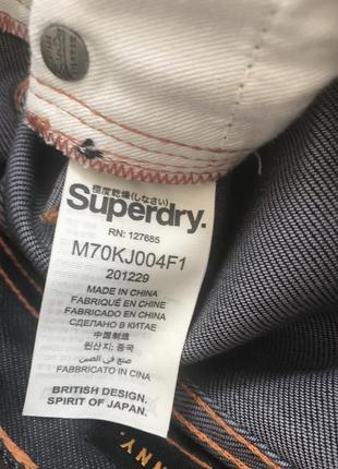 Брендові джинси slim superdry3 фото