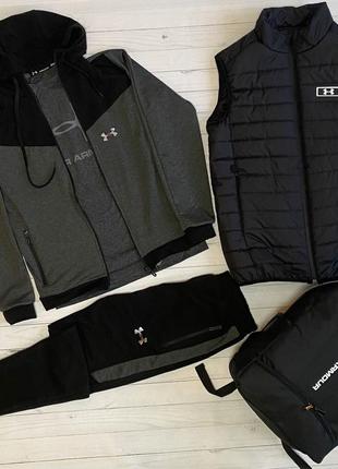 Чоловічий спортивний костюм комплект under armour ціни в описі ⬇️сірий1 фото