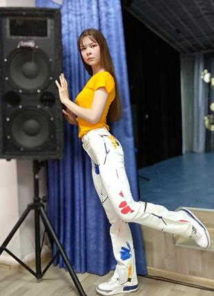 Джинсы стрейч 10