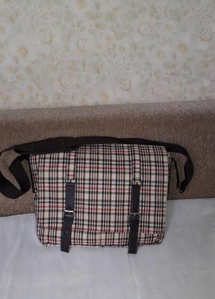 Сумка в клітинку унісекс victory