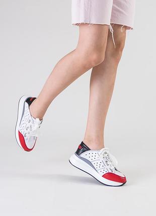 Кросівки жіночі білі літні 1789т-л