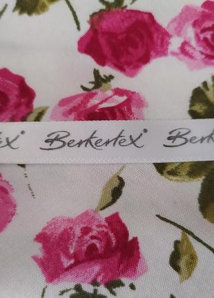 Легке літнє плаття міді принт квіти berkertex7 фото