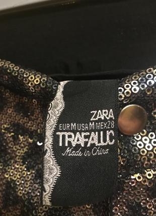 Брюки в паетках zara3 фото