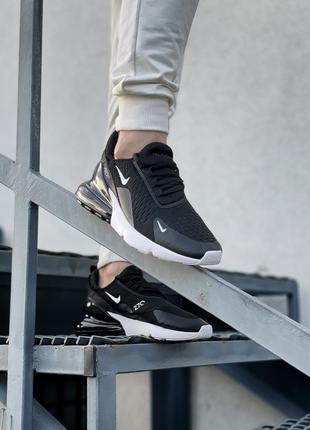 Классные женские кроссовки nike air max 270 чёрные унисекс 37-45 р5 фото