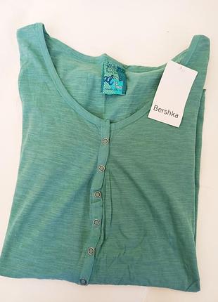 Футболка жіноча легка bershka.брендовий одяг stock