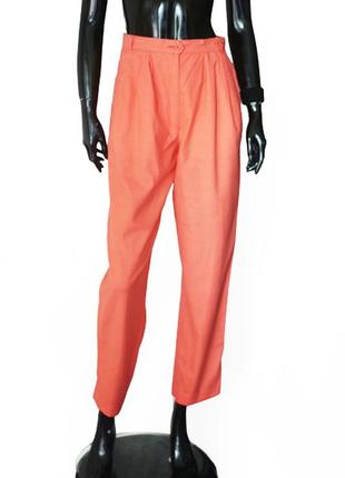 Винтажные зауженные брюки tiffany высокая посадка